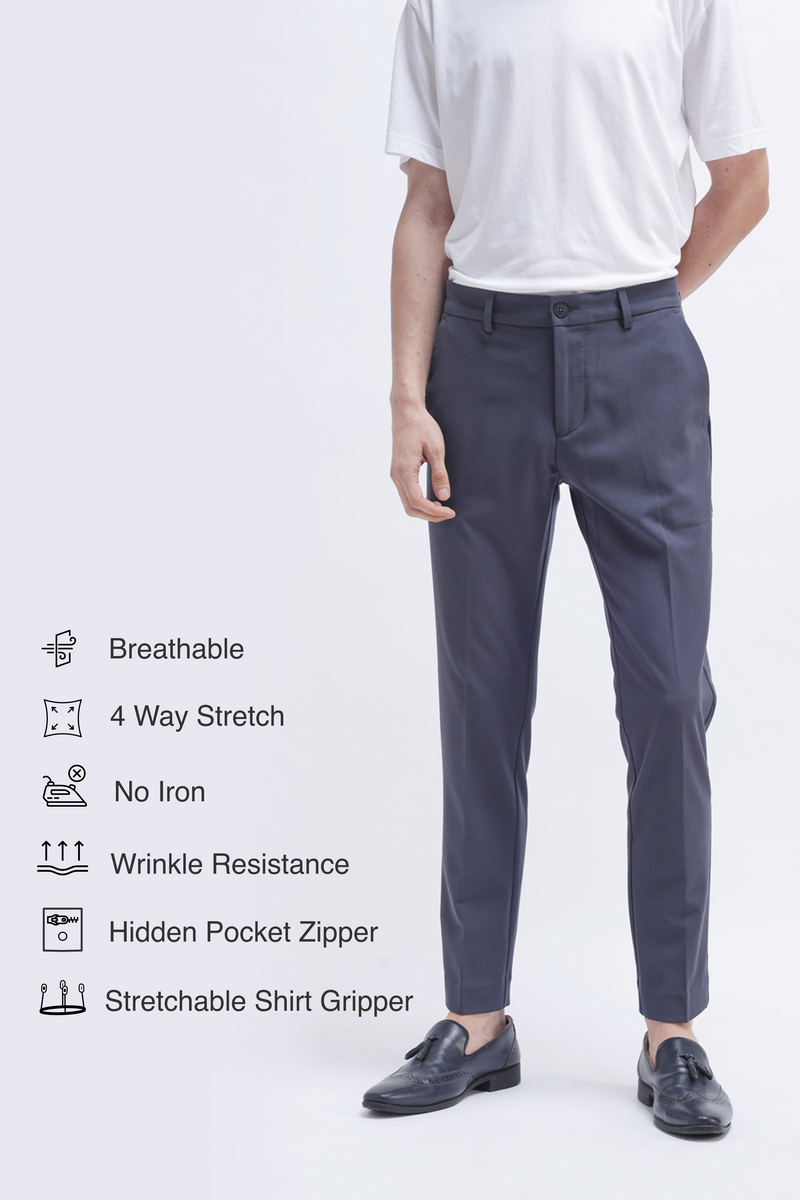 SLIM FIT CASUAL TROUSER