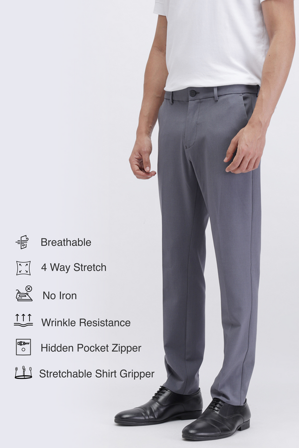 SLIM FIT CASUAL TROUSER