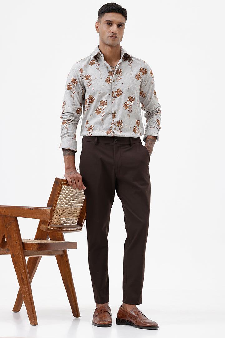 COFFEE STRETCH TROUSER