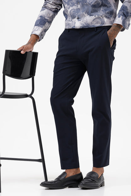 NAVY STRETCH TROUSER