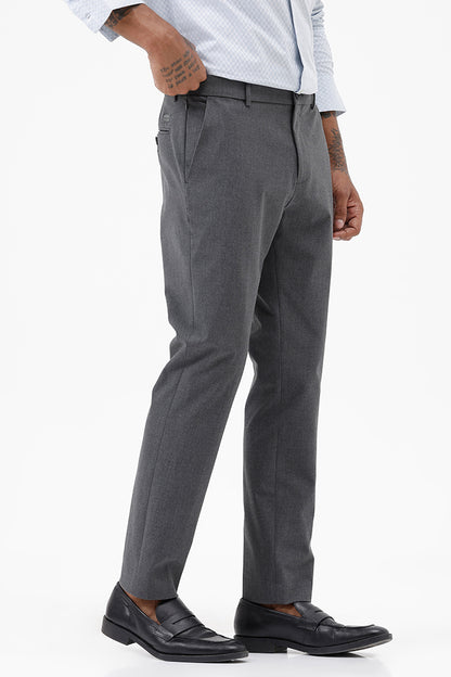 DARK GREY STRETCH TROUSER