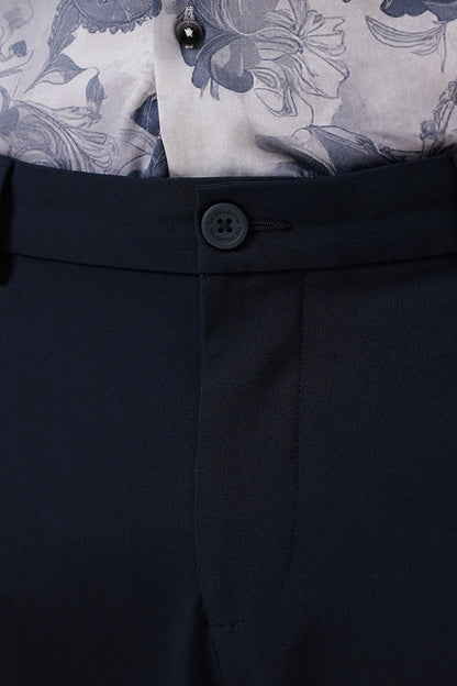 NAVY STRETCH TROUSER