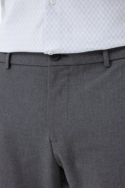 DARK GREY STRETCH TROUSER