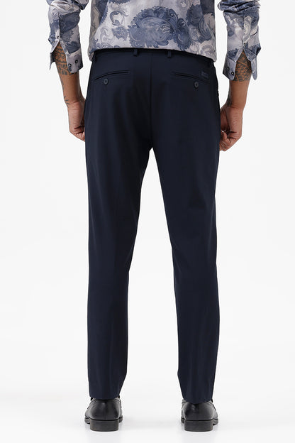 NAVY STRETCH TROUSER
