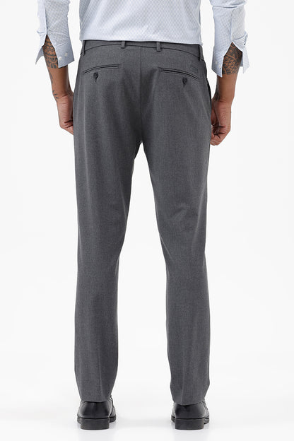 DARK GREY STRETCH TROUSER