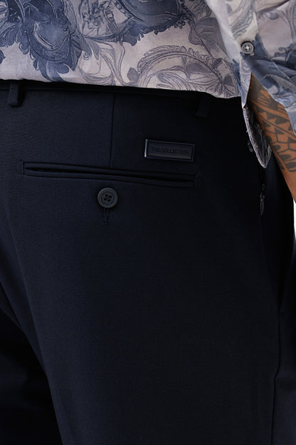NAVY STRETCH TROUSER