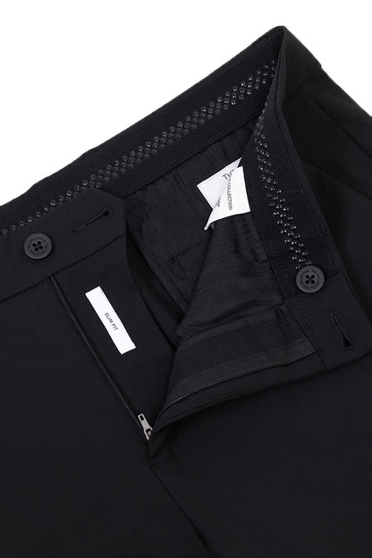 BLACK STRETCH TROUSER