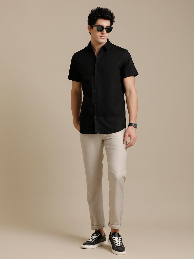 Black Short Sleeve Shirt
