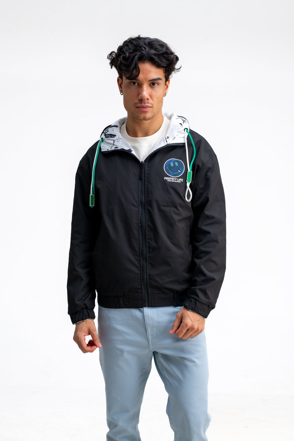 REVERSIBLE MONOGRAM PRINTED JACKET