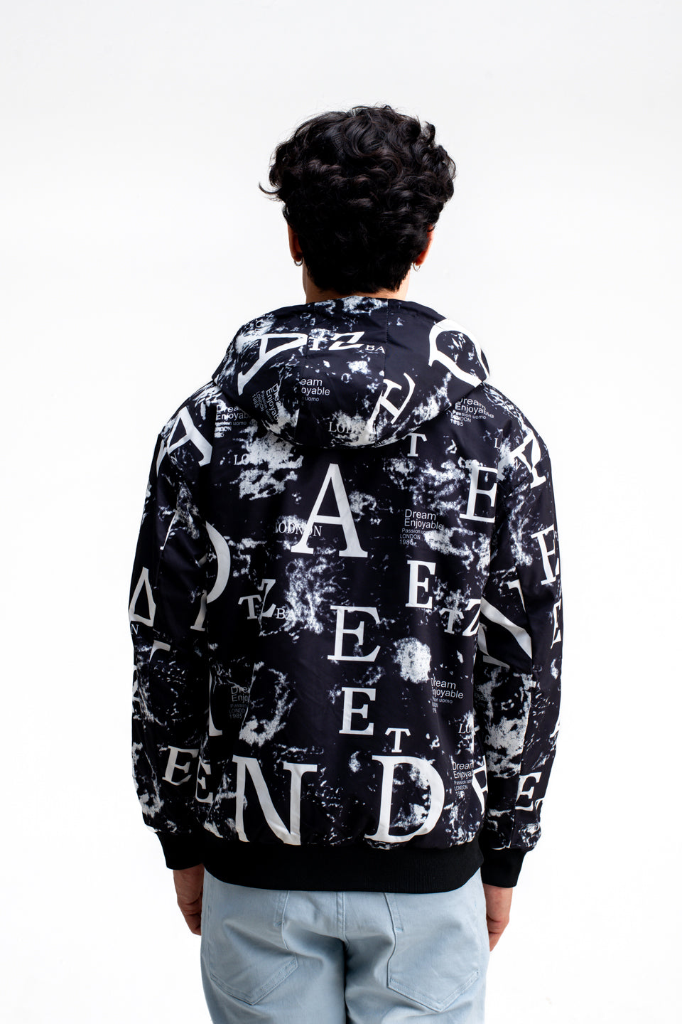 REVERSIBLE MONOGRAM PRINTED JACKET