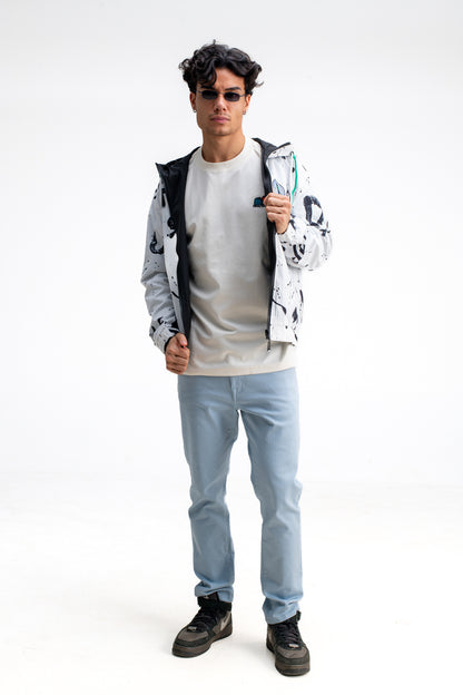 REVERSIBLE MONOGRAM PRINTED JACKET