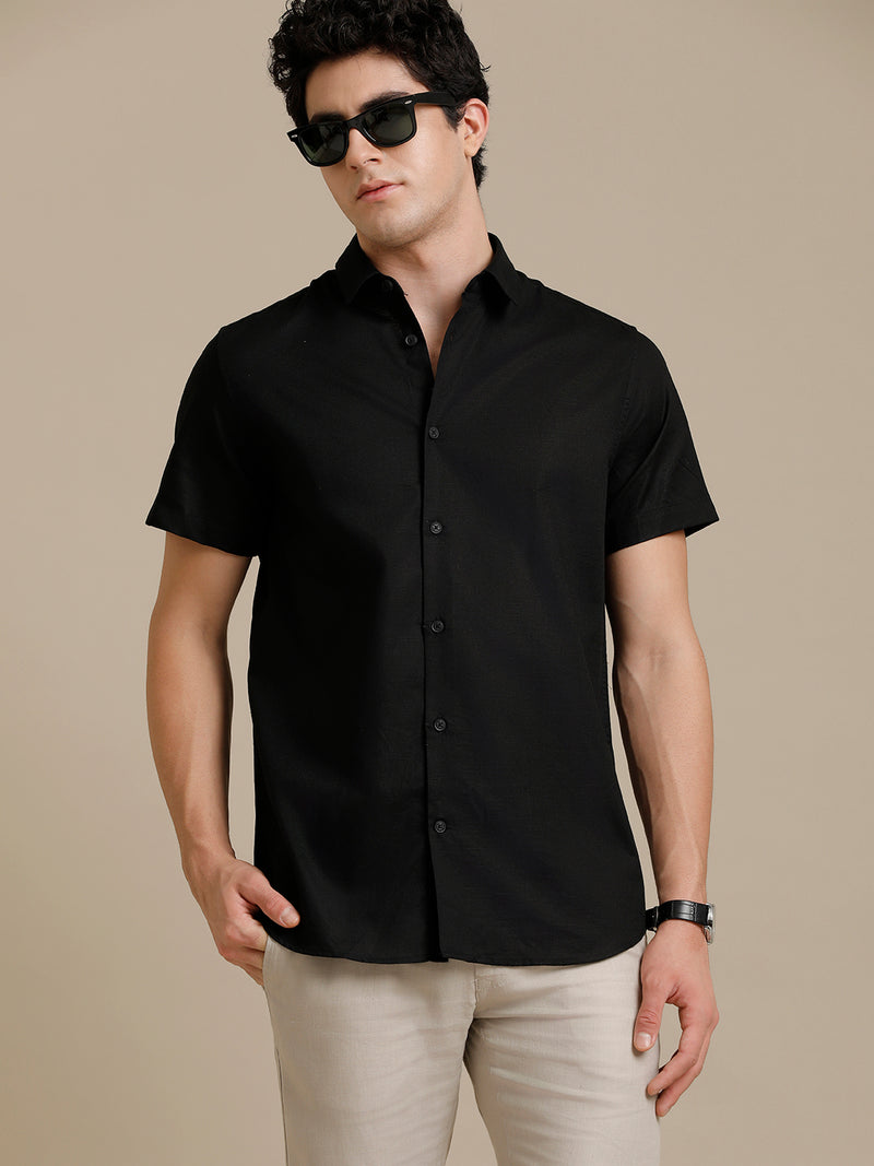 Black Short Sleeve Shirt