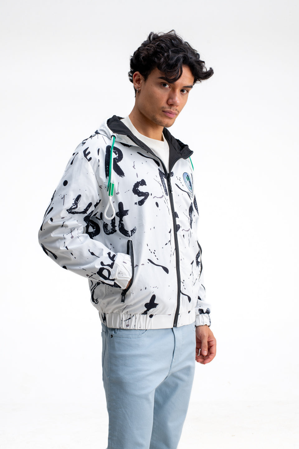 REVERSIBLE MONOGRAM PRINTED JACKET