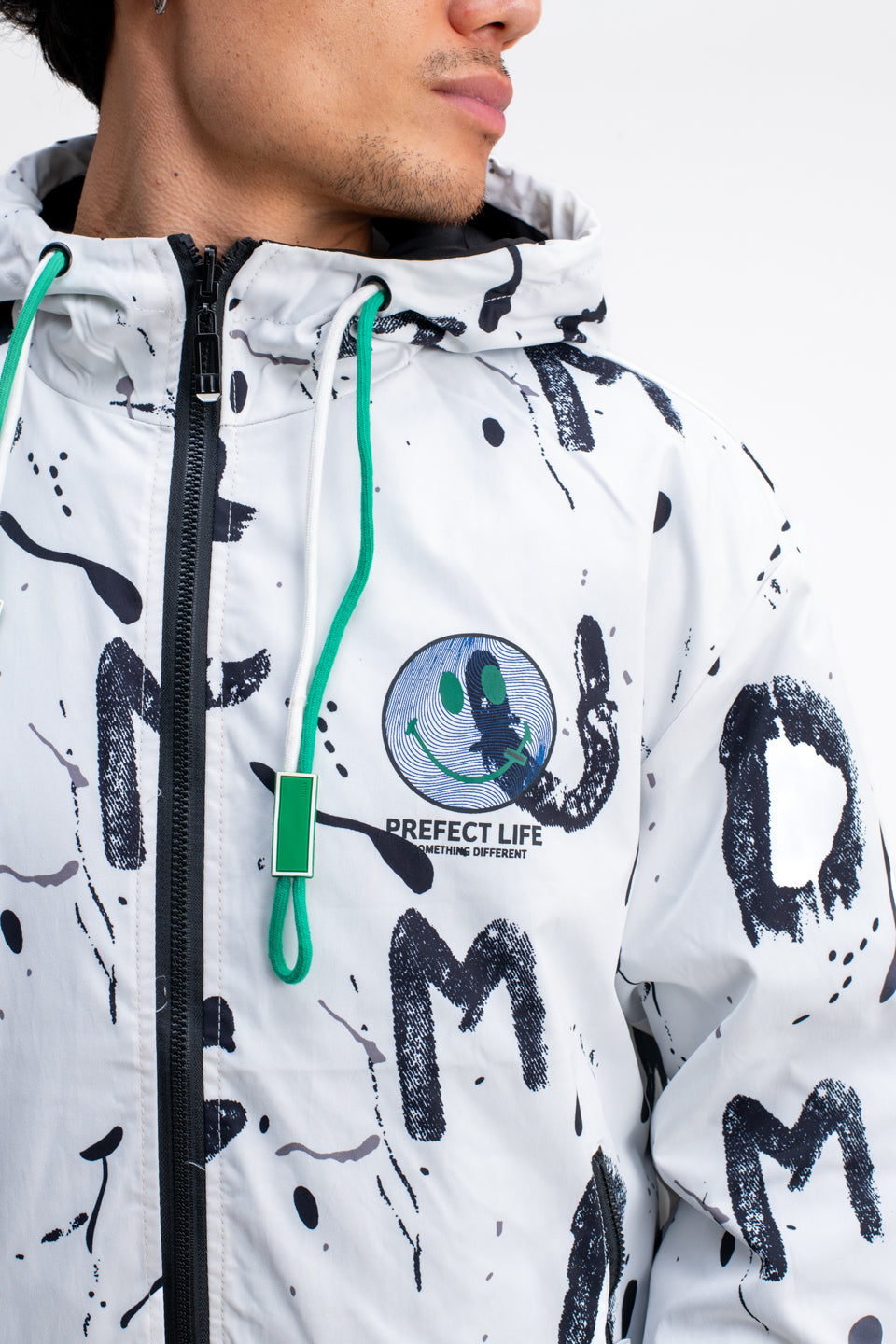 REVERSIBLE MONOGRAM PRINTED JACKET