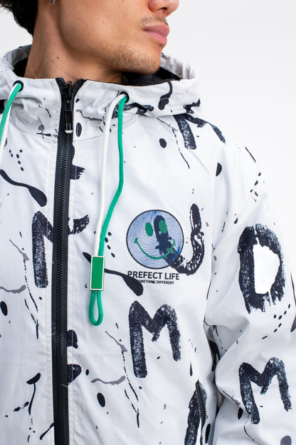 REVERSIBLE MONOGRAM PRINTED JACKET