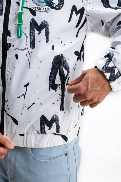 REVERSIBLE MONOGRAM PRINTED JACKET