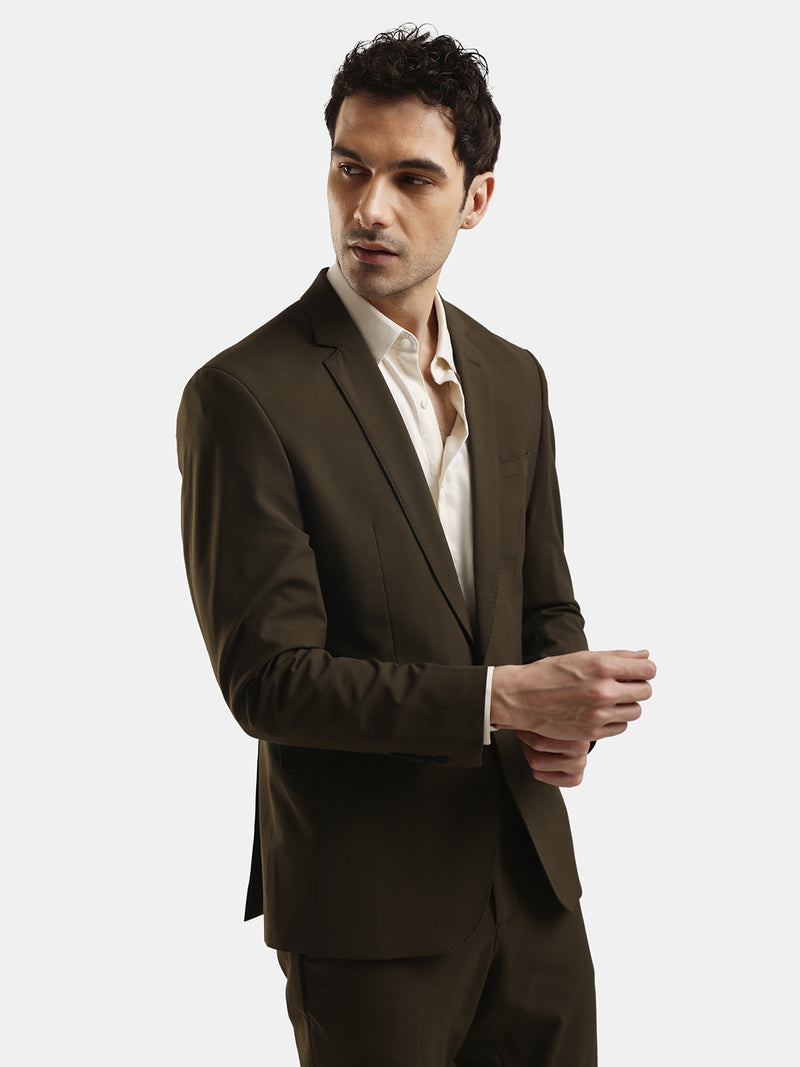 PLAIN DOBBY MAESTRO PALE YELLOW SHIRT