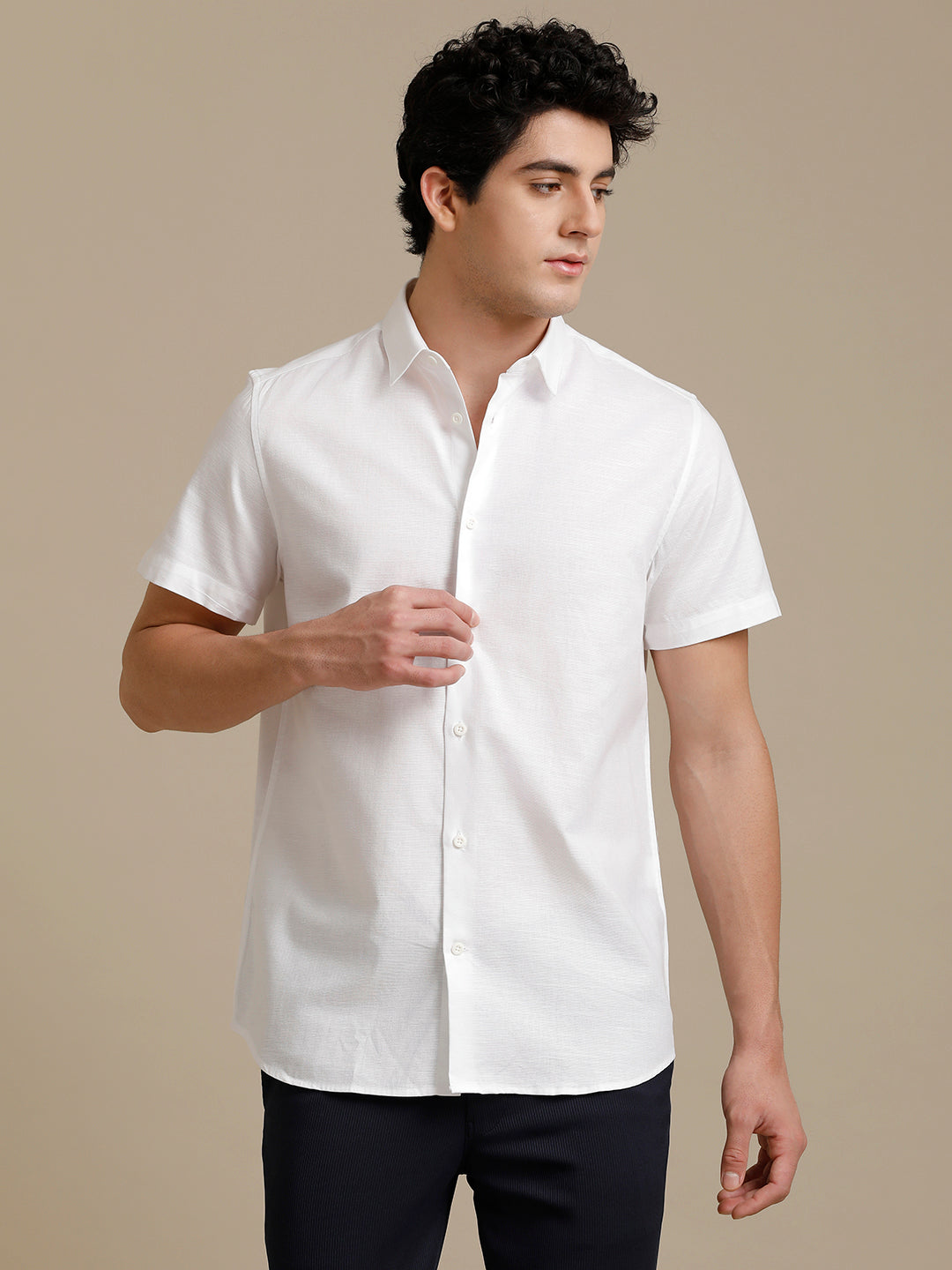 White Short Sleeve Shirt