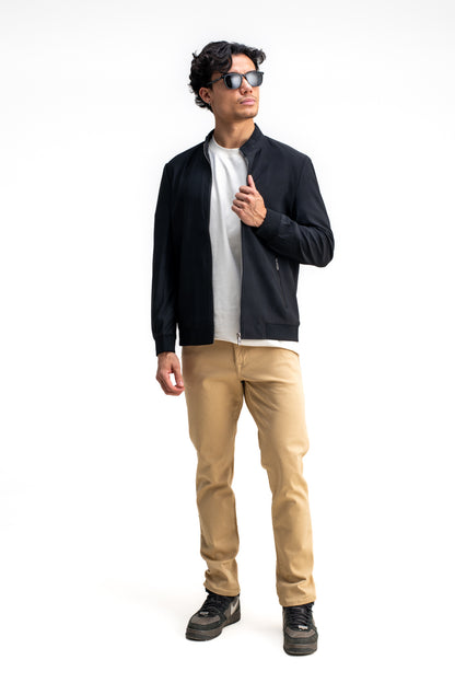 CHECKED MONOGRAM PRINTED JACKET