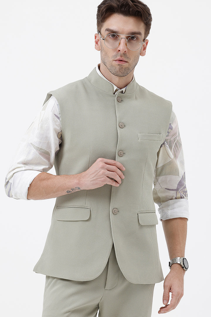 SLATE GREEN- 37 WAISTCOAT