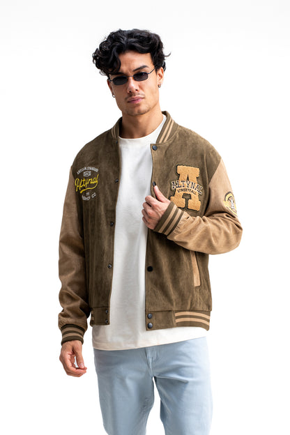 ICONIC PATCH VARSITY JACKET