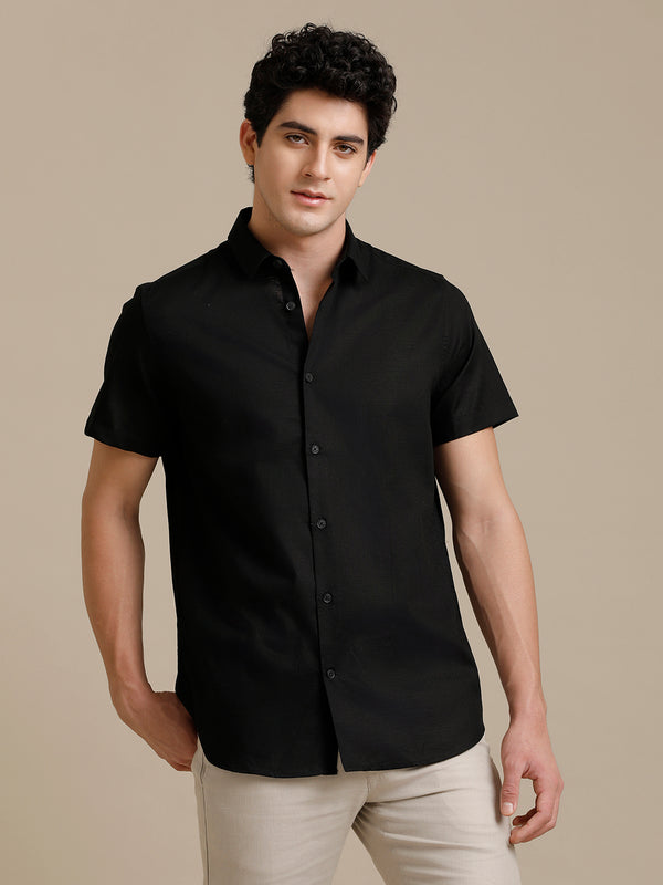 Black Short Sleeve Shirt