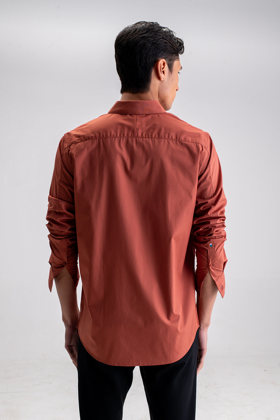 SLIM FIT CASUAL PLAIN SHIRT