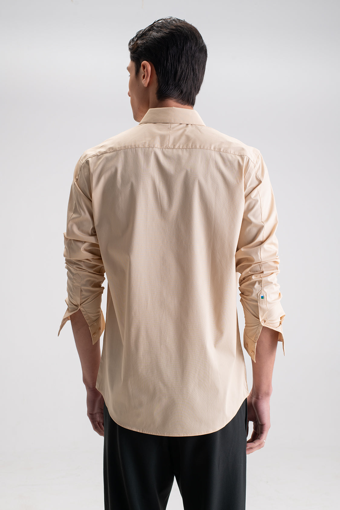 SLIM FIT CASUAL PLAIN SHIRT