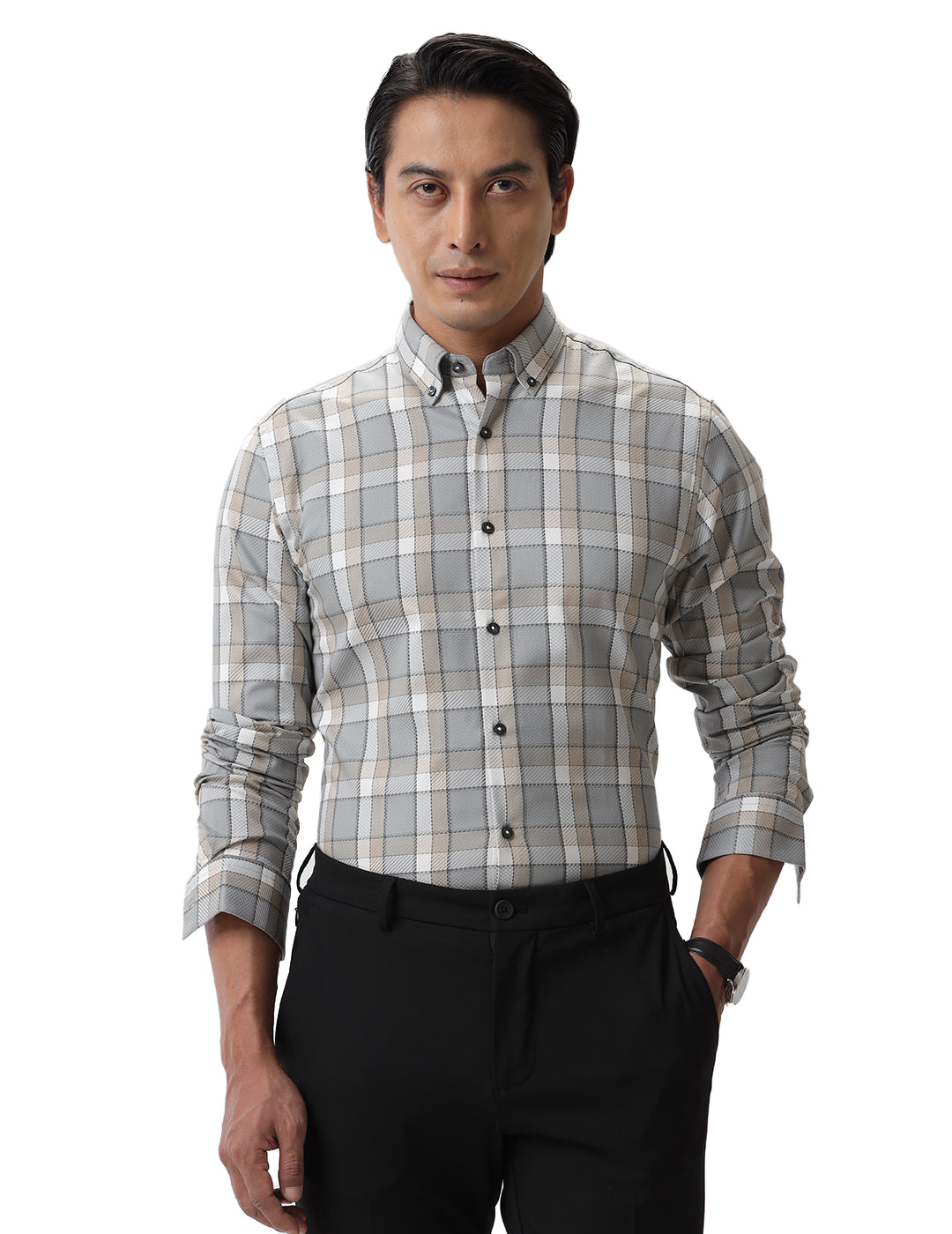 Formal Full Sleeve Checks Shirt