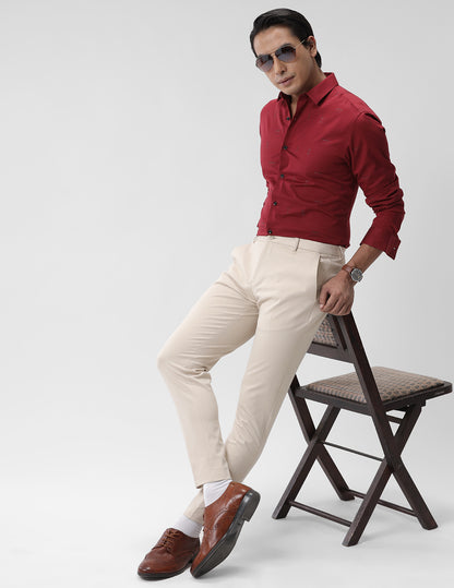 Solid Premium Cotton Formal Shirt