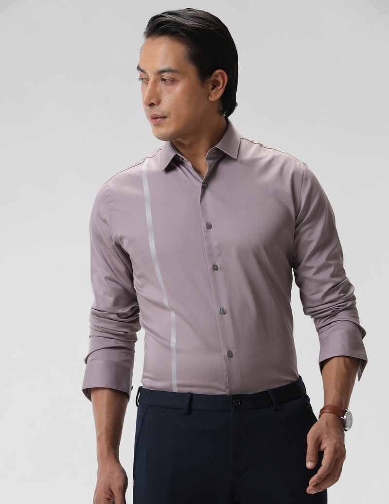 Men's Premium Solid Charcoal Shirt