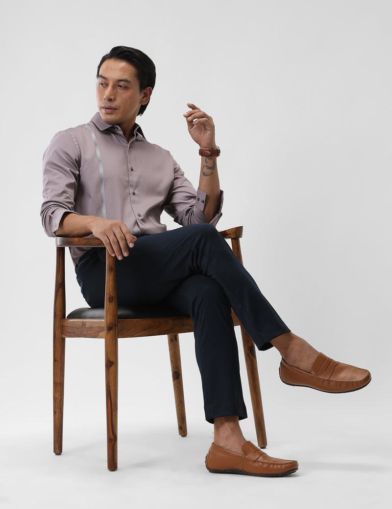 Men's Premium Solid Charcoal Shirt