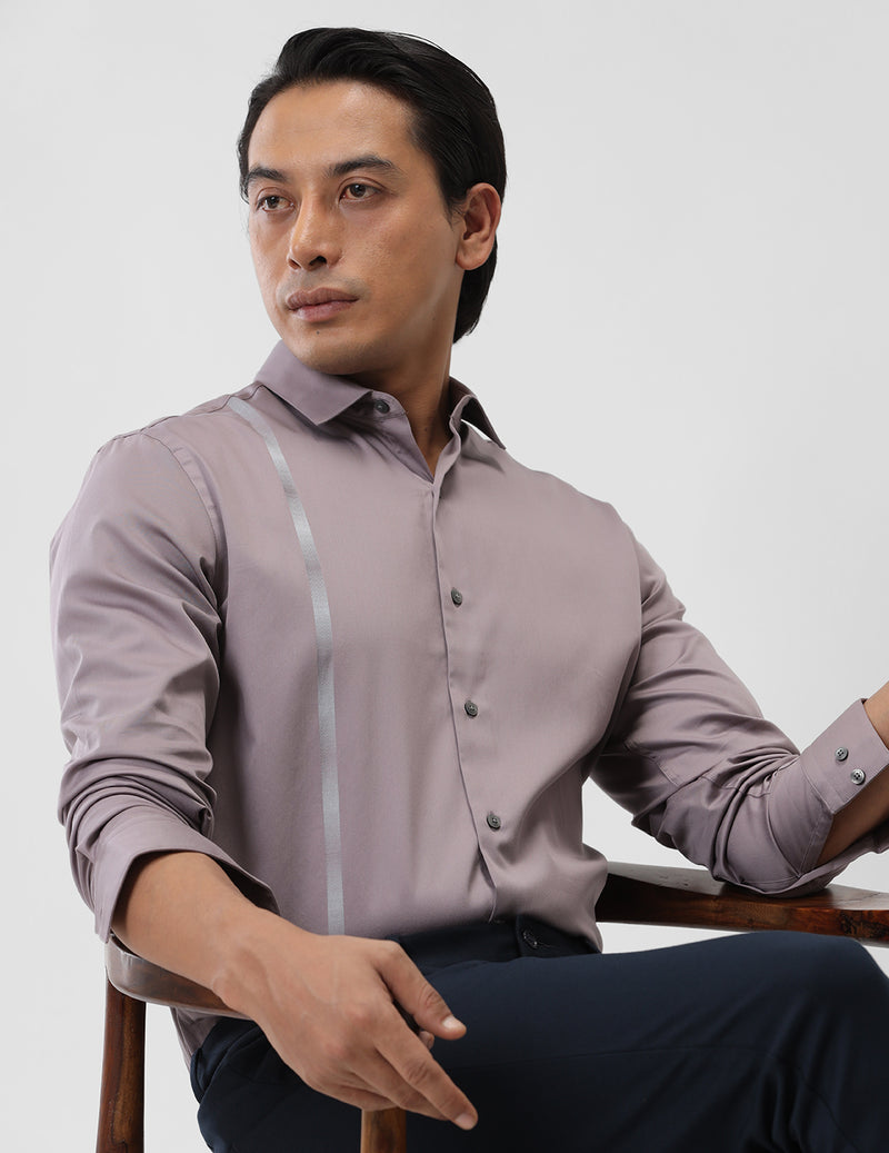 Men's Premium Solid Charcoal Shirt