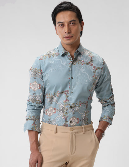 Printed Smart Casual Shirt