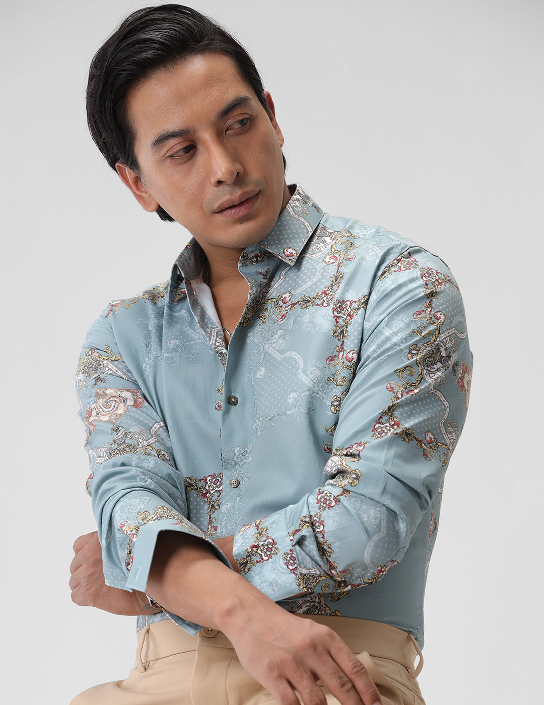 Printed Smart Casual Shirt