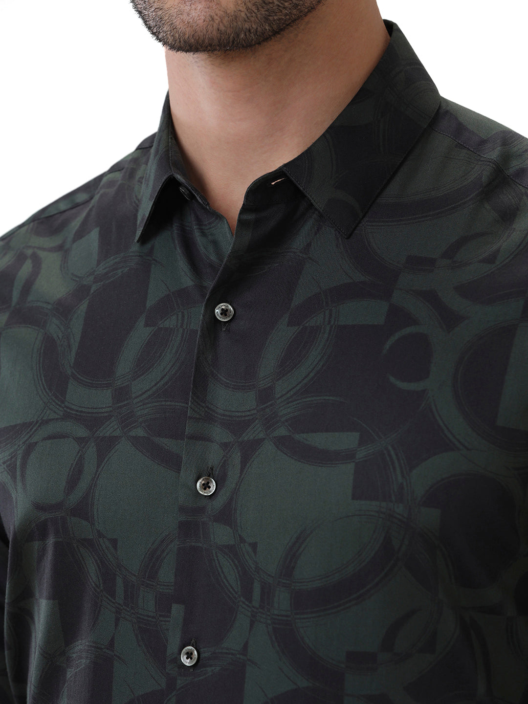 ABSTRACT PRINT FULL SLEEVES SHIRT