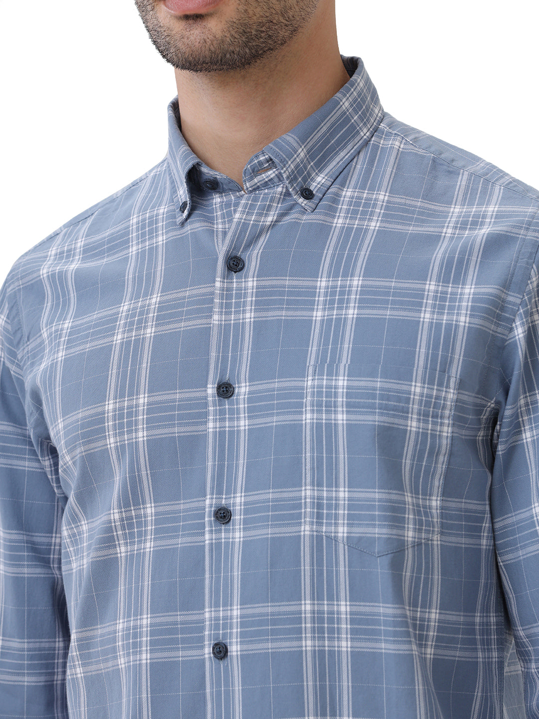 COTTON CHECKED SHIRT