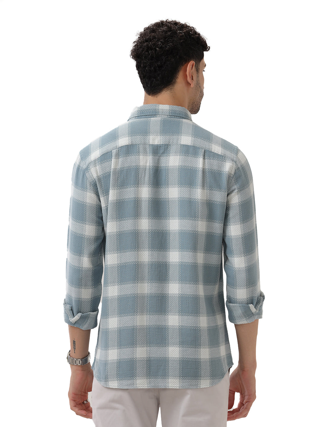 COTTON CHECKED SHIRT