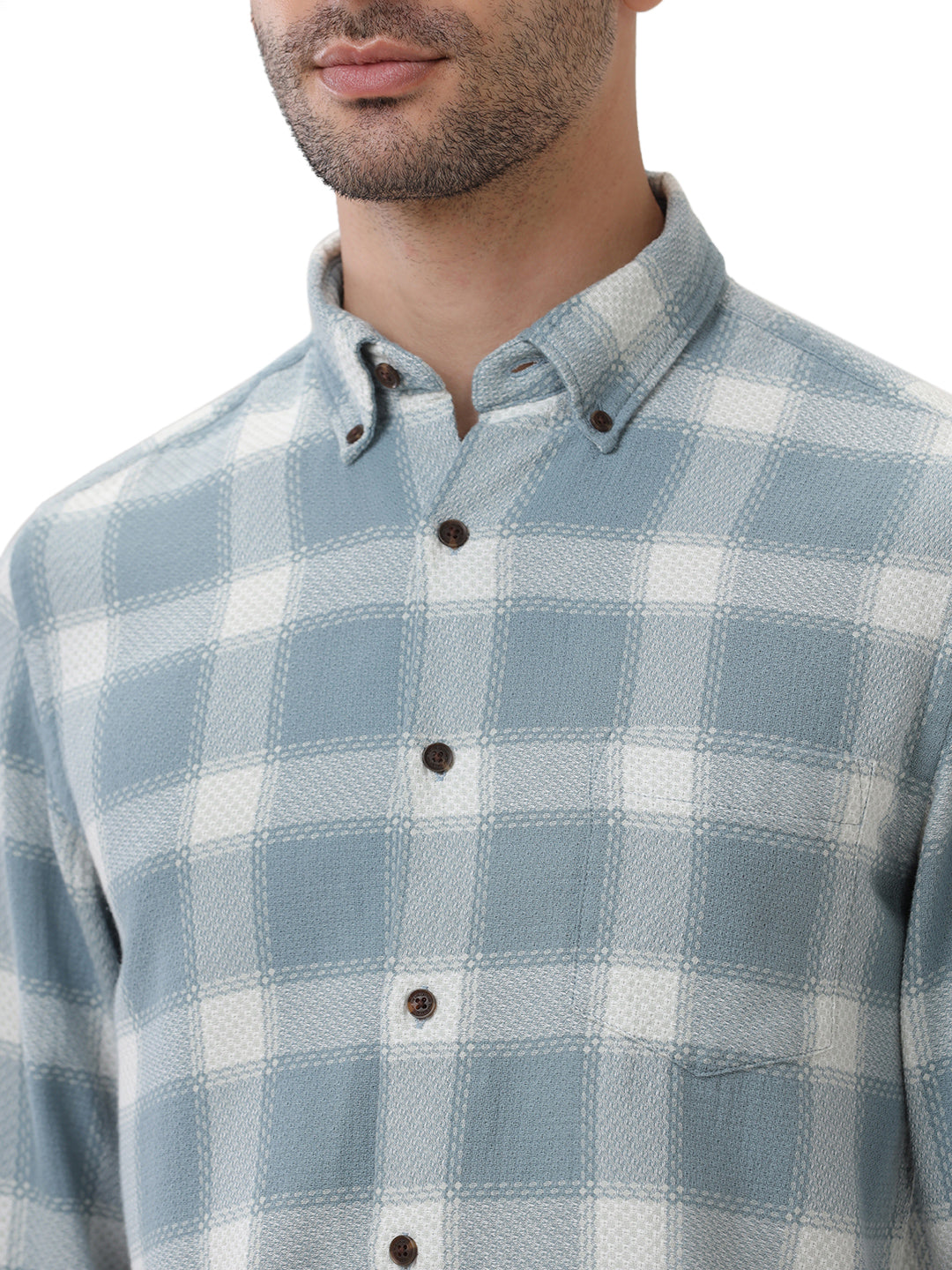 COTTON CHECKED SHIRT