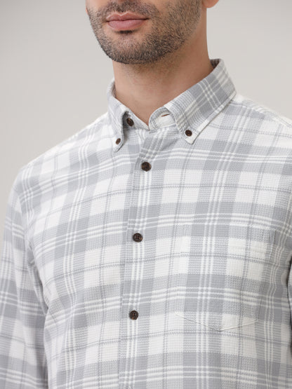 COTTON CHECKED SHIRT