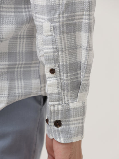 COTTON CHECKED SHIRT