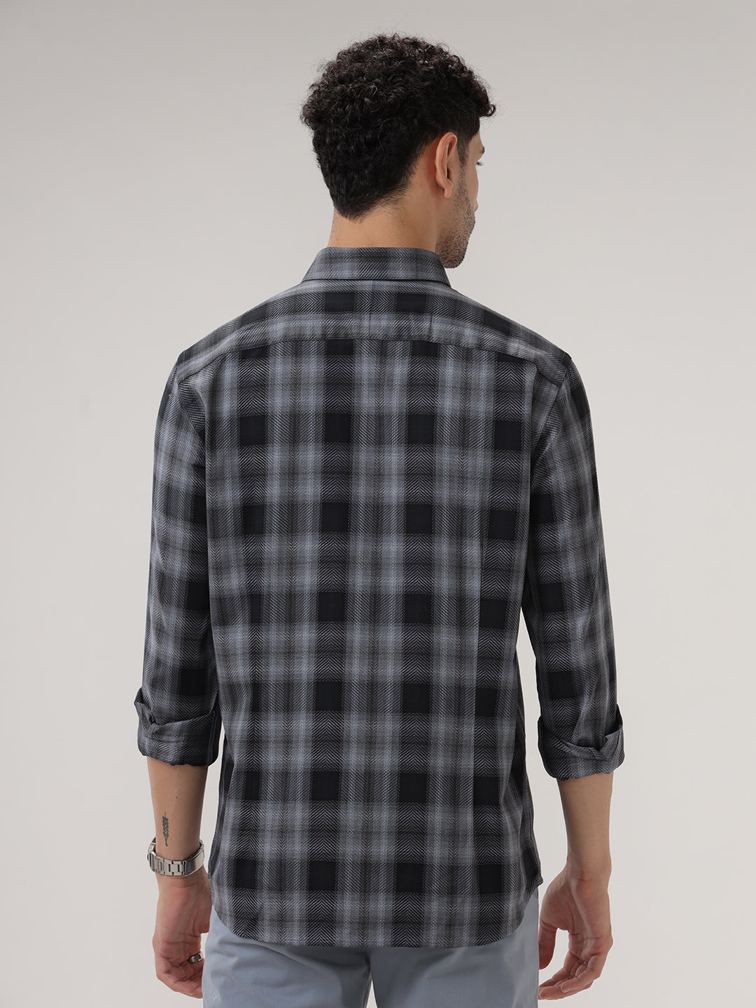 COTTON CHECKED SHIRT