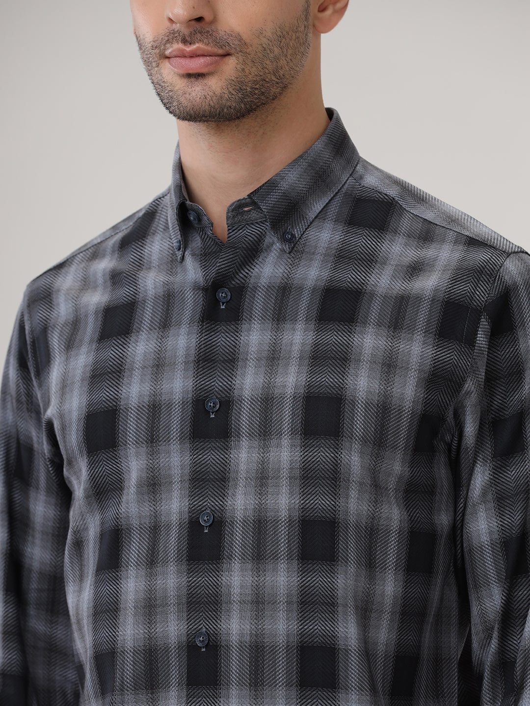 COTTON CHECKED SHIRT