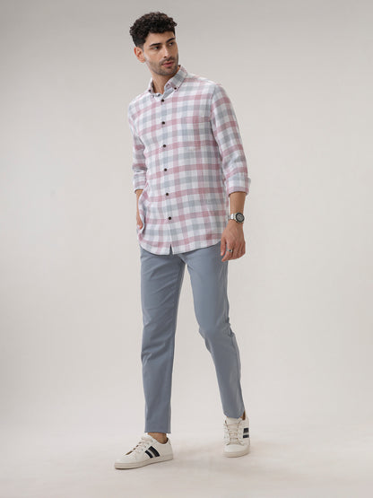 COTTON CHECKED SHIRT