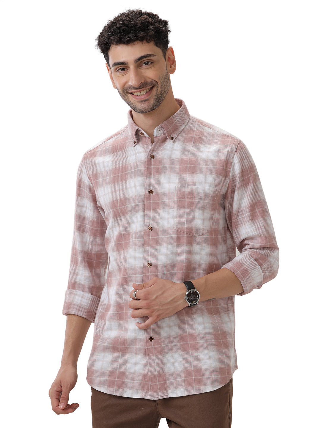 COTTON CHECKED SHIRT