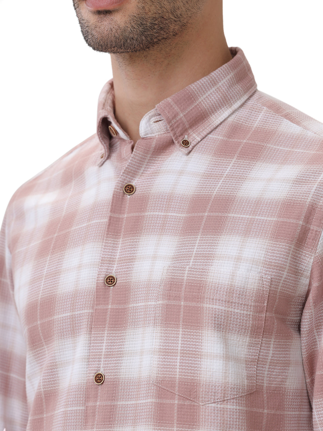 COTTON CHECKED SHIRT