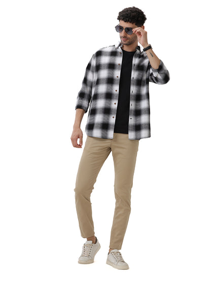 COTTON CHECKED SHIRT