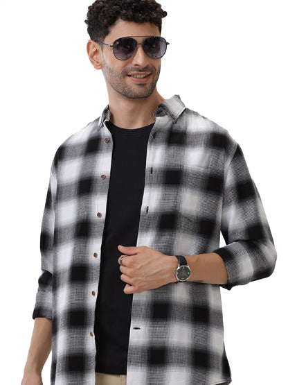 COTTON CHECKED SHIRT