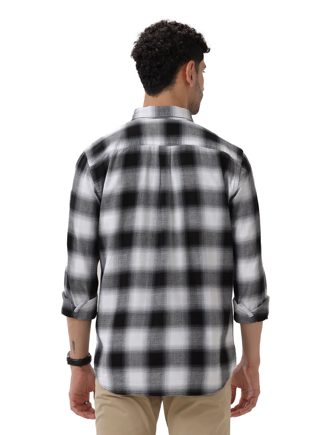 COTTON CHECKED SHIRT