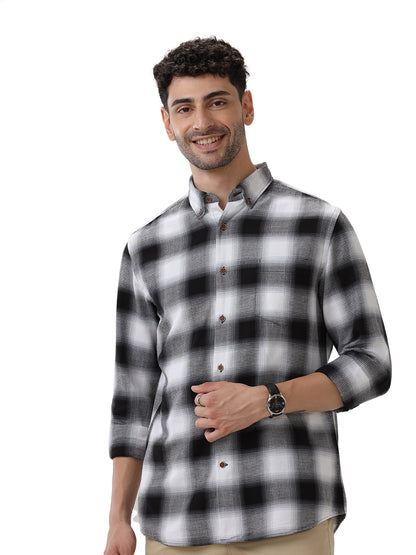 COTTON CHECKED SHIRT